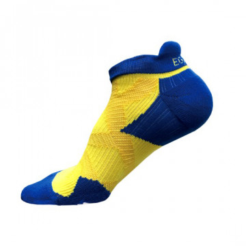 2X 強化穩定壓縮跑襪(黃/藍)