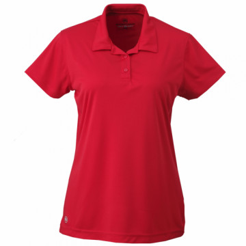 IS-1W 女款極速乾SPORT POLO(紅)