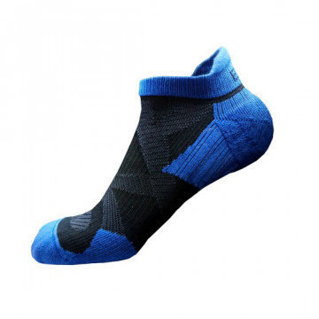 2X 強化穩定壓縮跑襪(黑/藍)